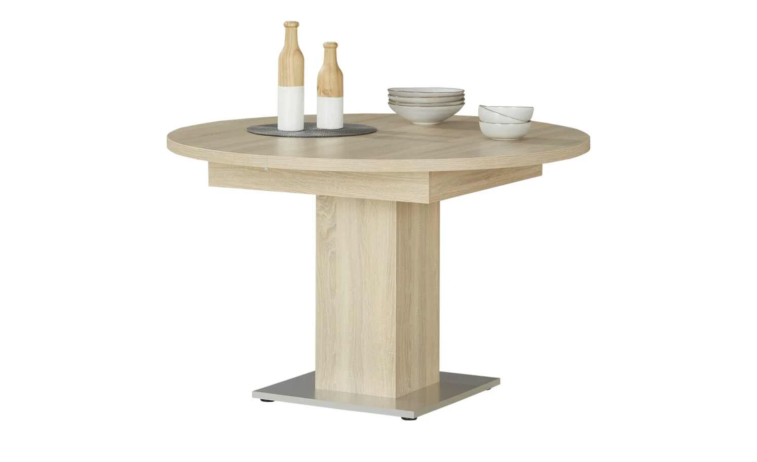 Esstisch ausziehbar Mick | Eiche sägerau (Nachbildung) 120|cm 9 Esstisch ausziehbar Mick | Eiche sägerau (Nachbildung) 120|cm – Bild 7