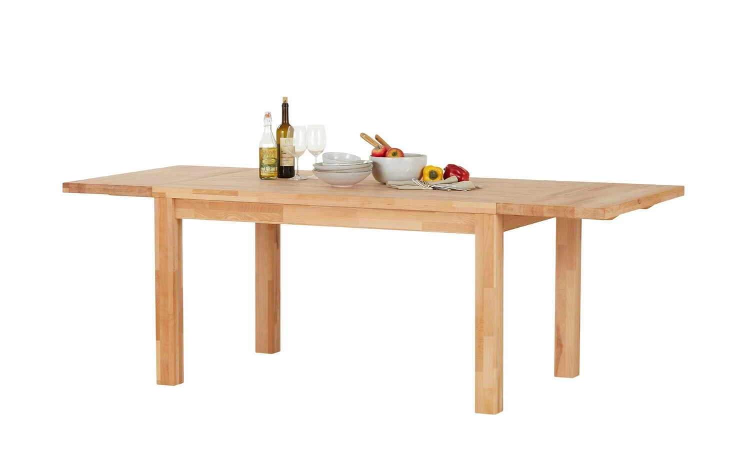 Esstisch mit Ansteckplatten Tilo | Kernbuche 3 Esstisch mit Ansteckplatten Tilo | Kernbuche