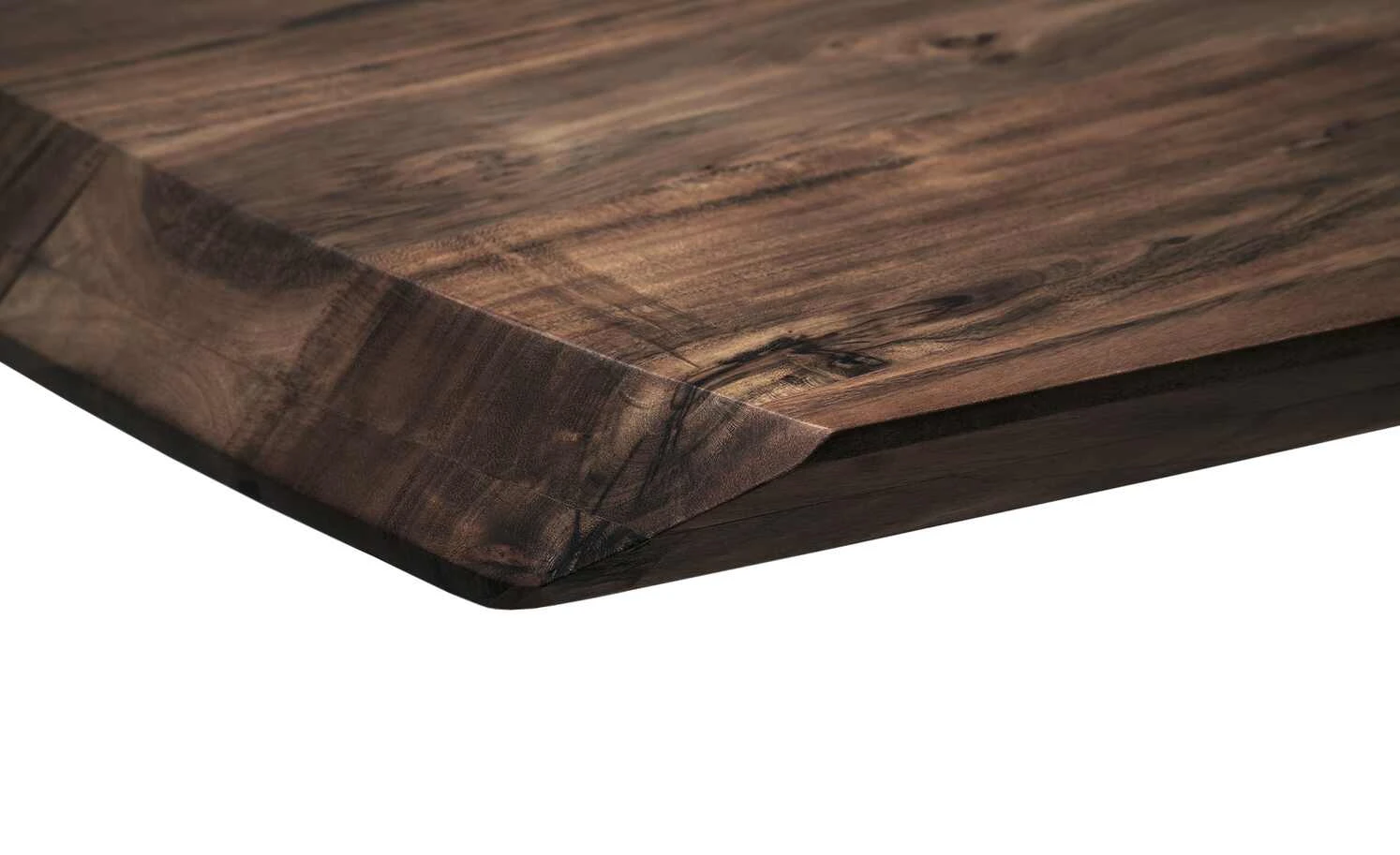 Woodford Kufentisch massiv Calotta | 220|cm Walnut (Braun) Trapez-Form Anthrazit 5 Woodford Kufentisch massiv Calotta | 220|cm Walnut (Braun) Trapez-Form Anthrazit – Bild 3