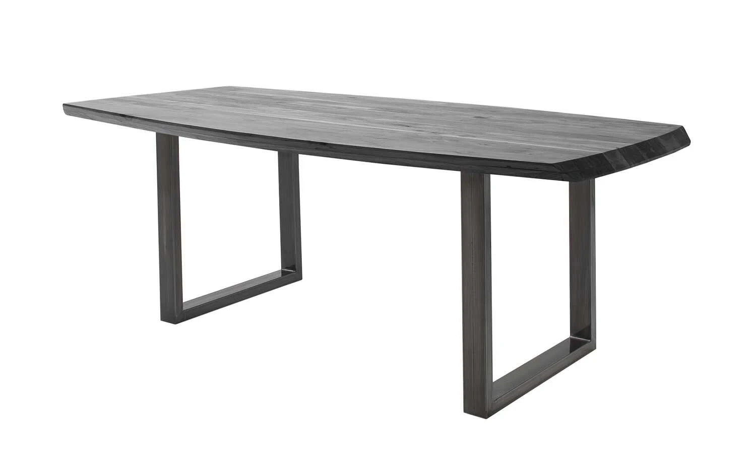 Woodford Kufentisch massiv Calotta | 180|cm Grau sandgestrahlt U-Form Antikgrau 3 Woodford Kufentisch massiv Calotta | 180|cm Grau sandgestrahlt U-Form Antikgrau