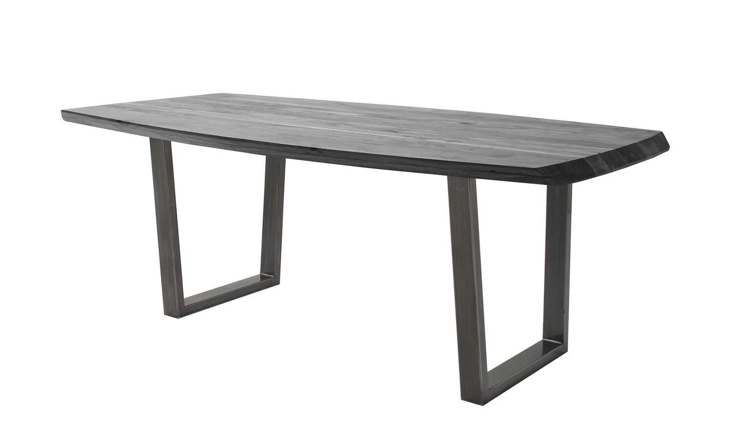 Woodford Kufentisch massiv Calotta | 180|cm Grau sandgestrahlt Trapez-Form Antikgrau 3 Woodford Kufentisch massiv Calotta | 180|cm Grau sandgestrahlt Trapez-Form Antikgrau