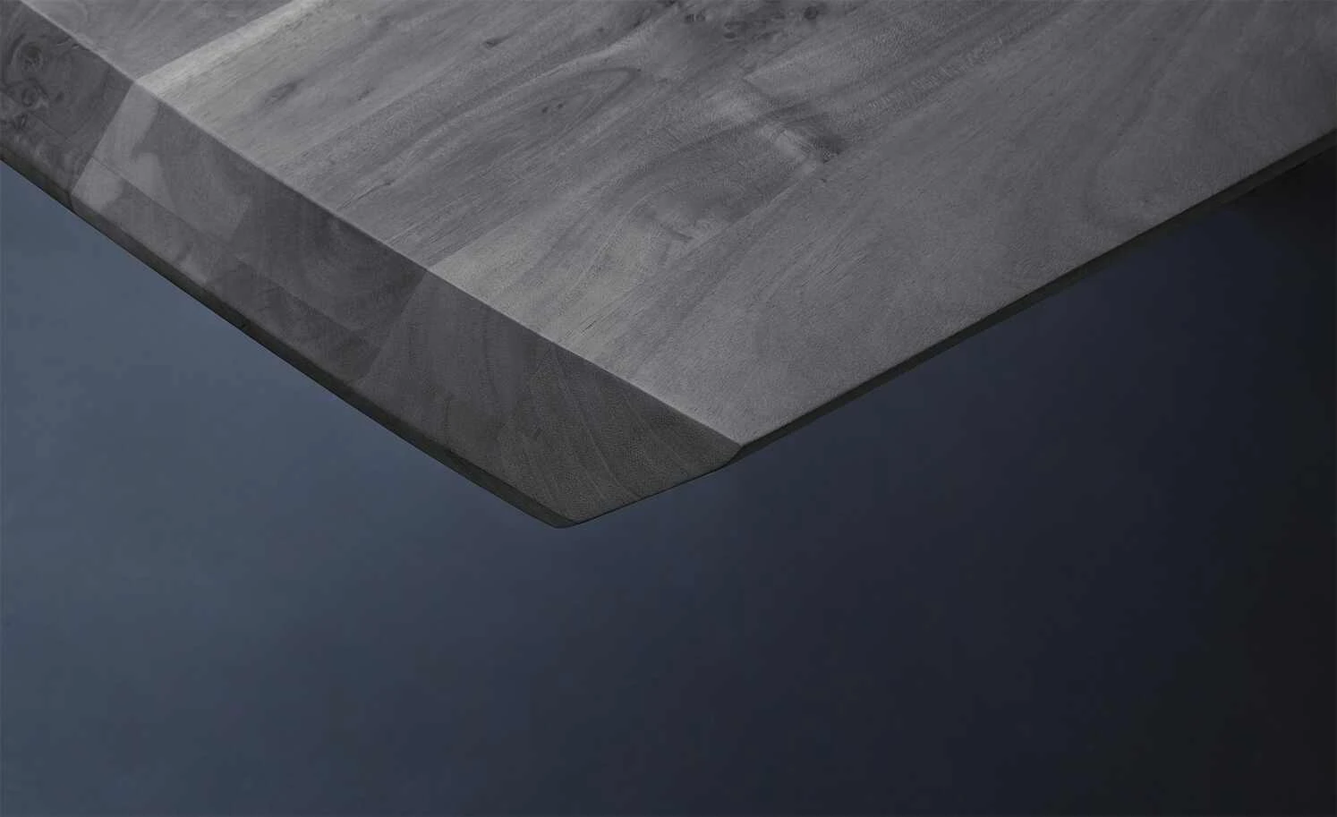 Woodford Kufentisch massiv Calotta | 220|cm Grau sandgestrahlt X-Form Anthrazit 6 Woodford Kufentisch massiv Calotta | 220|cm Grau sandgestrahlt X-Form Anthrazit – Bild 4