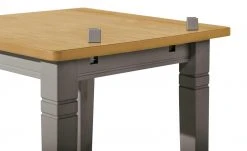 maison bleue Esstisch massiv Florian | Grau / laugenfarben ca. 78x78 cm -Tischety Verkaufe 15301772 4 202108131411