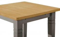 maison bleue Esstisch massiv Florian | Grau / laugenfarben ca. 78x78 cm -Tischety Verkaufe 15301772 7 202108131411