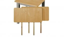 maison bleue Esstisch massiv Florian | Grau / laugenfarben ca. 78x78 cm -Tischety Verkaufe 15301772 8 202108131411