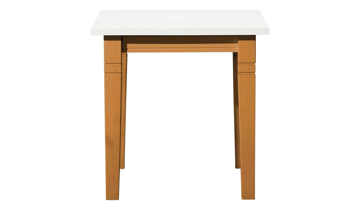 maison bleue Esstisch massiv Florian | bernsteinfarben / Weiß ca. 78x78 cm 6 maison bleue Esstisch massiv Florian | bernsteinfarben / Weiß ca. 78x78 cm – Bild 4