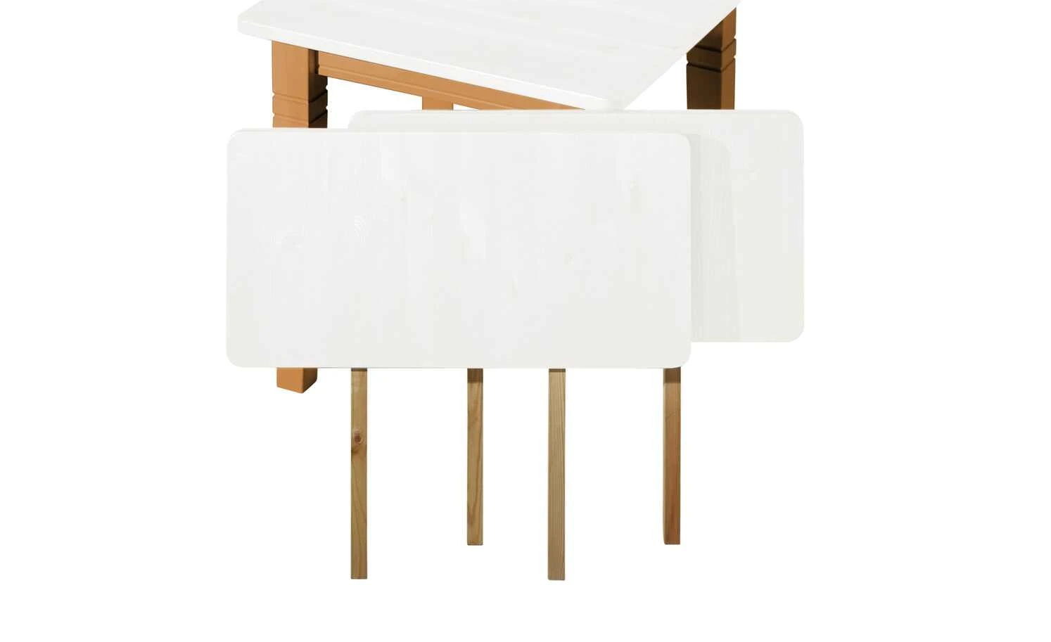 maison bleue Esstisch massiv Florian | bernsteinfarben / Weiß ca. 78x78 cm 9 maison bleue Esstisch massiv Florian | bernsteinfarben / Weiß ca. 78x78 cm – Bild 7