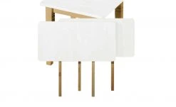 maison bleue Esstisch massiv Florian | laugenfarben / Weiß ca. 78x78 cm -Tischety Verkaufe 15301776 4 202108131411