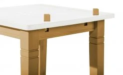 maison bleue Esstisch massiv Florian | laugenfarben / Weiß ca. 78x78 cm -Tischety Verkaufe 15301776 5 202108131411