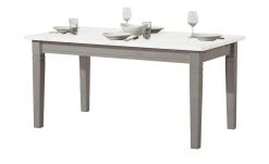 maison bleue Esstisch massiv Florian | Grau / Weiß ca. 160x90 cm -Tischety Verkaufe 15301796 6 202108131411