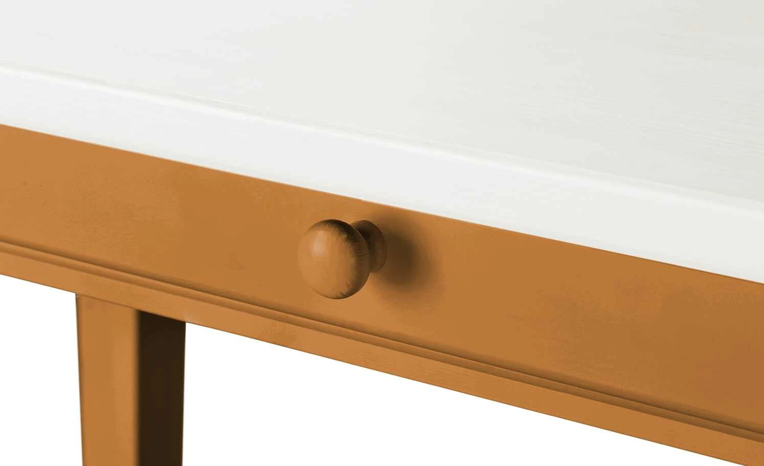 maison bleue Esstisch massiv Florian | bernsteinfarben / Weiß ca. 180x90 cm 6 maison bleue Esstisch massiv Florian | bernsteinfarben / Weiß ca. 180x90 cm – Bild 4