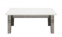 maison bleue Couchtisch Florian | Grau / Weiß