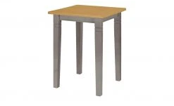 maison bleue Bartisch massiv Florian | Grau / laugenfarben 78|cm