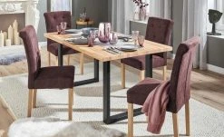 Woodford Kufentisch massiv Mirko | ca. 180x90 cm Kernbuche