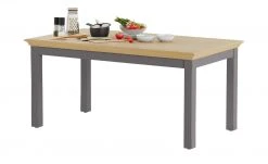 maison bleue Esstisch Petit Chalet | Graphitgrau / Asteiche nicht ausziehbar -Tischety Verkaufe 15304662 9 202206232232