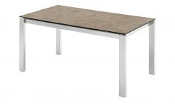 Connubia Keramiktisch ausziehbar Baron | Haselnussbraun ca. 110x70x75 cm (LBH)