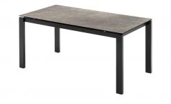 Connubia Keramiktisch ausziehbar Baron | ca. 130x85x75 cm (LBH) Bleigrau (Grau)