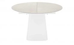 Connubia Säulentisch ausziehbar Hey Gio! | Schneeweiß