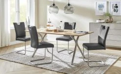Esstisch Soft-Table | 180|cm Edelstahl