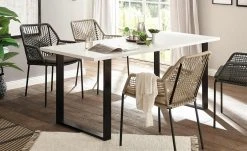 Esstisch Sintra | Pinie Weiß (Nachbildung)