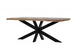 Woodford Design-Säulentisch Sora | Schwarz