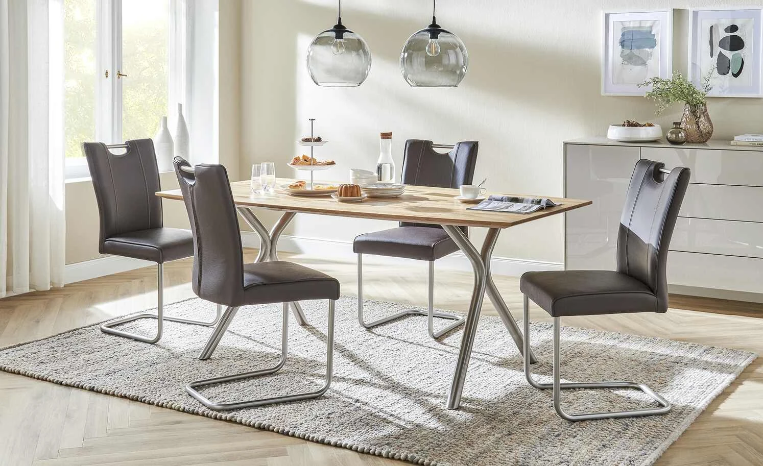 Esstisch Soft-Table | 220|cm Edelstahl 3 Esstisch Soft-Table | 220|cm Edelstahl