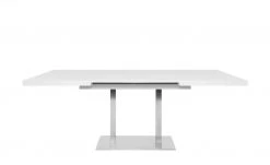 Kulissentisch ausziehbar Kris | Weiß / silberfarben -Tischety Verkaufe 15308857 7 202207192301