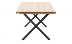 Woodford Massivholztisch ausziehbar Sovis | Eiche Bianco / Anthrazit ca. 180x100 cm -Tischety Verkaufe 15309015 2 202207142232