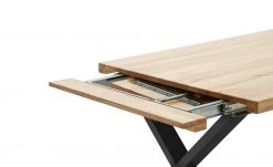 Woodford Massivholztisch ausziehbar Sovis | Eiche Bianco / Anthrazit ca. 180x100 cm -Tischety Verkaufe 15309015 3 202207142232