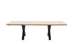 Woodford Massivholztisch ausziehbar Sovis | Eiche Bianco / Anthrazit ca. 180x100 cm -Tischety Verkaufe 15309015 5 202207142232