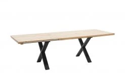 Woodford Massivholztisch ausziehbar Sovis | Eiche Bianco / Anthrazit ca. 180x100 cm -Tischety Verkaufe 15309015 8 202207142232