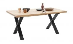 Woodford Massivholztisch ausziehbar Sovis | Eiche Bianco / Anthrazit ca. 180x100 cm -Tischety Verkaufe 15309015 9 202207142232