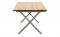 Woodford Massivholztisch ausziehbar Sovis | Wildeiche / Edelstahl ca. 180x100 cm -Tischety Verkaufe 15309016 5 202207142232