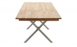 Woodford Massivholztisch ausziehbar Sovis | Wildeiche / Edelstahl ca. 180x100 cm -Tischety Verkaufe 15309016 6 202207142232