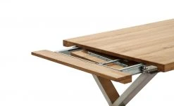 Woodford Massivholztisch ausziehbar Sovis | Wildeiche / Edelstahl ca. 180x100 cm -Tischety Verkaufe 15309016 7 202207142232