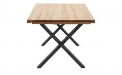 Woodford Massivholztisch ausziehbar Sovis | Wildeiche / Anthrazit ca. 200x100 cm -Tischety Verkaufe 15309018 13 202207142232