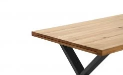 Woodford Massivholztisch ausziehbar Sovis | Wildeiche / Anthrazit ca. 200x100 cm -Tischety Verkaufe 15309018 5 202207142232