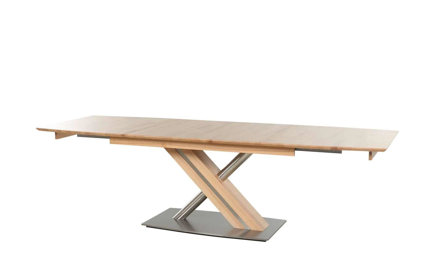 Woodford Säulentisch massiv ausziehbar Tristan | ca. 160x90 cm mit 2 Einlegeplatten 4 Woodford Säulentisch massiv ausziehbar Tristan | ca. 160x90 cm mit 2 Einlegeplatten – Bild 2