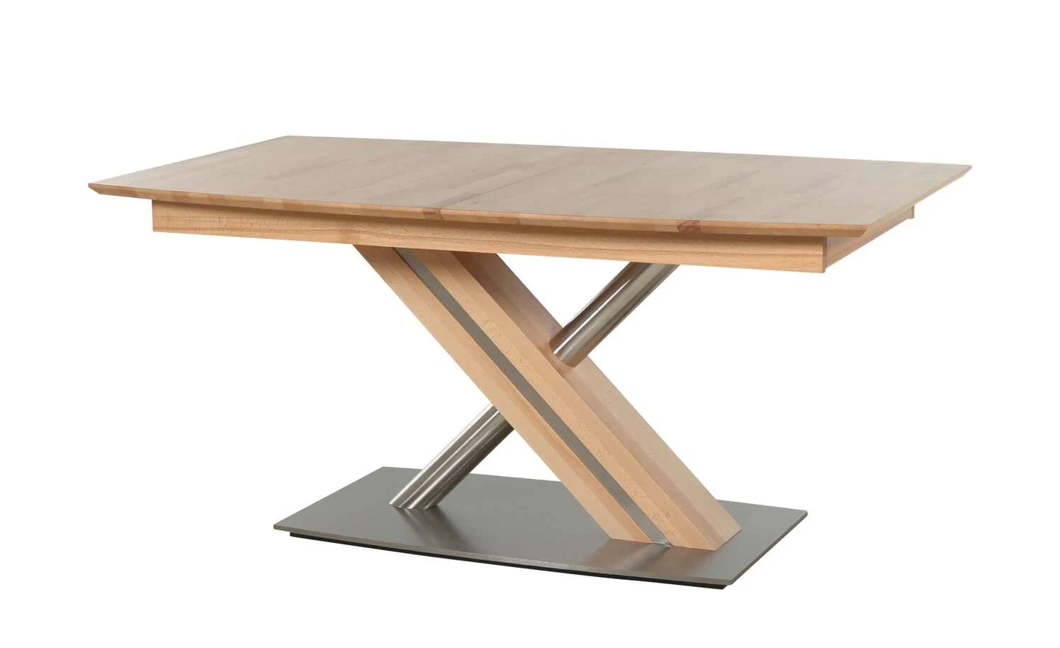 Woodford Säulentisch massiv ausziehbar Tristan | ca. 160x90 cm mit 2 Einlegeplatten 3 Woodford Säulentisch massiv ausziehbar Tristan | ca. 160x90 cm mit 2 Einlegeplatten