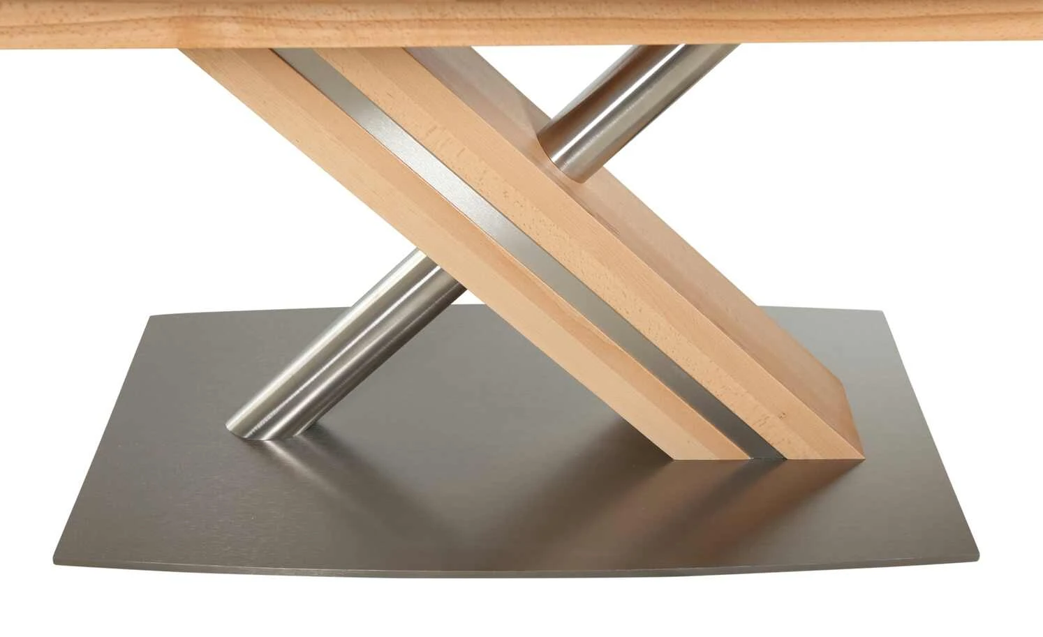 Woodford Säulentisch massiv ausziehbar Tristan | ca. 160x90 cm mit 2 Einlegeplatten 6 Woodford Säulentisch massiv ausziehbar Tristan | ca. 160x90 cm mit 2 Einlegeplatten – Bild 4