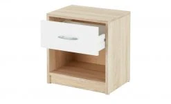 Nachtkommode Ashford | Eiche Sonoma (Nachbildung) / Weiß 1|Stück -Tischety Verkaufe 500002800 6 202205031246