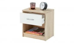 Nachtkommode Ashford | Eiche Sonoma (Nachbildung) / Weiß 1|Stück -Tischety Verkaufe 500002800 7 202205031246